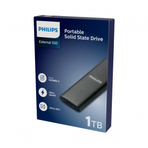 Philips External SSD 960GB, USB3.0, white