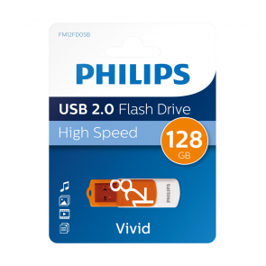 Philips USB flash drive Vivid Edition 128GB, USB2.0, 2-pack