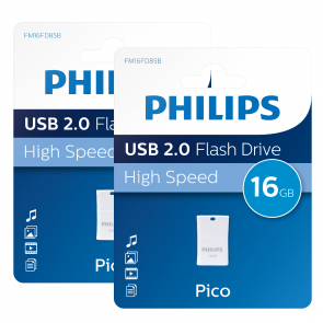 Philips USB flash drive Pico Edition 16GB, USB2.0, 2-Pack