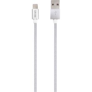 Grixx Optimum Apple Lightning - USB A kabel, 3 m, wit, 3-pack