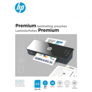 HP Premium Laminating Pouches, A3, 250 Micron